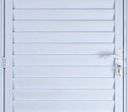 Ver imagem 2 de Porta de Alumínio Palheta 210 x 70 Direita Linha All Modular Cor Branco