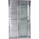 Ver imagem 3 de Porta de Aluminio Balcão 3 Folhas com Fechadura Linha Premium:2,10 X 1,20/brilhante