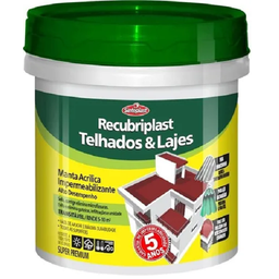 Manta Acrílica Impermeabiliz. Telhados E Lajes 20 Kg:Concreto - 1