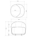 Ver imagem 4 de Poltrona Mônaco em Corino Durango Terracota - Home Mobily