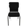 Cadeira Empilhável para Igrejas Evangélicas Linha Church Preto - 2