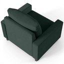 Ver imagem 7 de Poltrona Decorativa para e Recepção Malta L02 Linho Verde Musgo - Lyam Decor