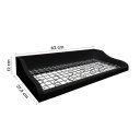 Ver imagem 4 de Prateleira Suporte Porta Panelas e Utensílios de Cozinha Preto Laca