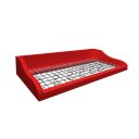 Ver imagem 2 de Prateleira Suporte Porta Panelas e Utensílios de Cozinha Vermelho Laca