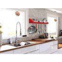 Ver imagem 7 de Prateleira Suporte Porta Panelas e Utensílios de Cozinha Vermelho Laca
