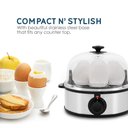 Ver imagem 4 de Elite Gourmet Cozedor Elétrico de Ovos 7 Ovos com Bandeja para Pochê (inox)