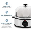 Ver imagem 2 de Elite Gourmet Cozedor Elétrico de Ovos 7 Ovos com Bandeja para Pochê (inox)