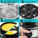 Ver imagem 6 de Elite Gourmet Cozedor Elétrico de Ovos 7 Ovos com Bandeja para Pochê (inox)