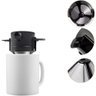 Kit Super Moedor Elétrico Mini Triturador de Café Fresco Portátil Inox e Mini Coador de Café - 2