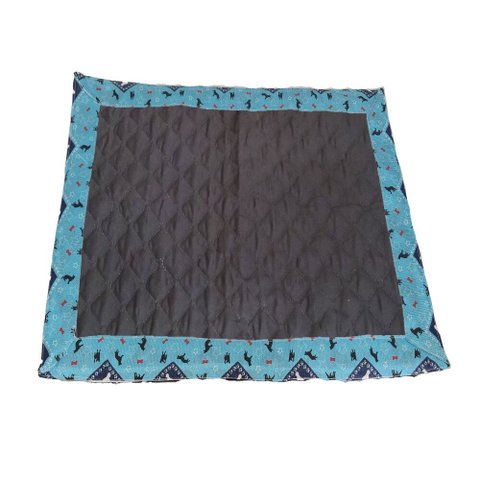 Tapete Higiênico Pet Impermeável Escuro Marrom Grande Reutilizável Lavável: Azul Turquesa