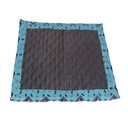 Ver imagem 1 de Tapete Higiênico Pet Impermeável Escuro Marrom Grande Reutilizável Lavável: Azul Turquesa
