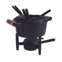 Ver imagem 1 de Panela de Fondue a Álcool Completo em Ferro Fundido 18cm