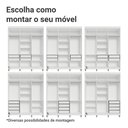 Ver imagem 6 de Guarda-Roupa Casal com Pés 6 Portas Batentes Netuno Madesa