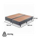 Ver imagem 7 de Conjunto Box Casal Ecoflex King Size 68x193x203cm
