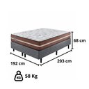 Ver imagem 5 de Conjunto Box Casal Ecoflex King Size 68x193x203cm
