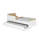 Ver imagem 2 de Cama Infantil Bicama Lorenza Branco - Movelbras