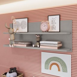 Conjunto Quarto Infantil Linha Eleva Le021 Completa Móveis - Completa Gianduia Trama - 10