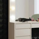 Ver imagem 6 de Penteadeira Camarim Berlim com Espelho e LED 136 cm Off White - Mavaular