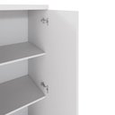 Ver imagem 5 de Armário Escritório Extra Alto 80cm X 210cm 2 Portas Chave F5