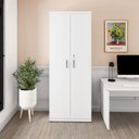 Ver imagem 1 de Armário Escritório Extra Alto 80cm X 210cm 2 Portas Chave F5