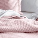 Ver imagem 7 de Colcha Queen Cobre Leito Neo Velvet Microfibra Rosé 3 peças - Camesa