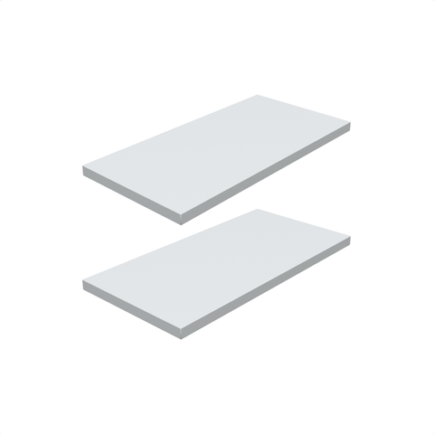 Kit 2 Prateleira Branca 40X20 + Suporte Flutuante Mdf  Organizadora Decoração Cozinha Banheiro Sala