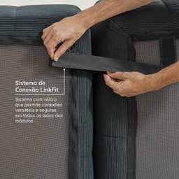 Sofá Modular 3 Lugares Easybox CabeCasa MadeiraOriginals - 10 Sofá Modular 3 Lugares Easybox CabeCasa MadeiraOriginals - 10