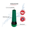 Kit Esguicho Roscável com Adaptador Roscável 1/2'' e 7/16'' Cor Verde Durín - 2