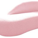 Ver imagem 6 de Kit Divã Luna 140cm Lado Esquerdo e 01 Poltrona Base de Ferro Dourado Suede Cor Rosa Bebê