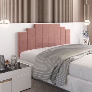 PAINEL CAMA BOX SUSPENSA DUBAI ROSE   1.40