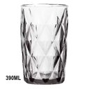 Ver imagem 3 de Conjunto Jogo 6 Copos de Vidro Diamond Alto Grande 390ml Linha Cristal Luxo Elegante Cor:transparent