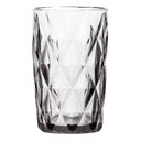 Ver imagem 2 de Conjunto Jogo 6 Copos de Vidro Diamond Alto Grande 390ml Linha Cristal Luxo Elegante Cor:transparent