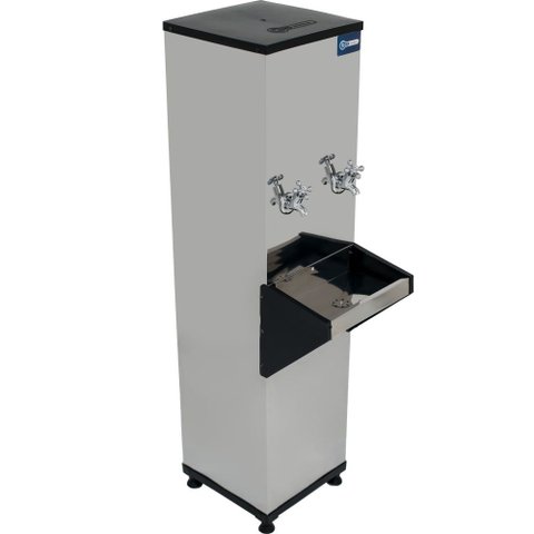 Bebedouro 25l 2 Torneiras Coluna Kx02 Inox Knox 220v