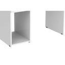 Ver imagem 4 de Mesa de Computador Solteiro Msm 412 C/ 2 Gavetas Branco - Movelbento