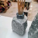 Ver imagem 3 de Kit Lavabo Difusor e Saboneteira Pedra Natural Quartzo Verde Esmeralda