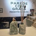 Ver imagem 5 de Kit Lavabo Difusor e Saboneteira Pedra Natural Quartzo Verde Esmeralda