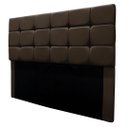 Ver imagem 6 de Cabeceira Estofada Cama Box Casal 160 Cm Ananda Suede:marrom