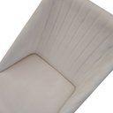 Ver imagem 4 de Kit 06 Cadeiras para Sala de Jantar Ana Pés Palito Veludo Bege D'classe Decor