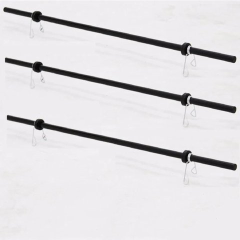 Kit 3 Barras Body Pump Kl Master Fitness para Musculação