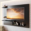 Ver imagem 1 de Painel para Tv até 43 Polegadas Movie 3 Prateleiras Preto - Pm