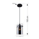 Ver imagem 2 de Luminária Pendente Haz Fume em Vidro e Aço Startec - Bivolt