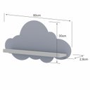 Ver imagem 3 de Kit 2 Prateleiras para Quarto Infantil Nuvem