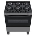 Ver imagem 2 de FOGAO 6 BOCAS VENAX PICASSO VITREO INOX GAS GLP