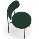 Ver mais imagens de Kit 02 Cadeiras Estofadas para Sala de Jantar Louise L02 Suede Verde Musgo - Lyam Decor