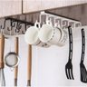 Ganchos Prateleira Guarda-roupa Armário Metal Caneca Cabide de Copo Organizador de Cozinha Suporte R - 3