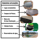 Ver imagem 3 de Lona Geomembrana PEAD 0,5mm 9x1,5m para Muro de Arrimo Tanque Peixe 500 Micras