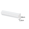 Rodameio Poliestireno 06cm Versalhes Branco 33006 Arquitech - 2
