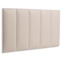 Ver imagem 1 de Cabeceira Modulada Adesiva Estofada Solteiro - Kit 5 Placas