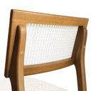 Ver imagem 2 de Kit 02 Cadeiras de Jantar e Living Millie com Tela Natural Estofada Linho - Desk Design