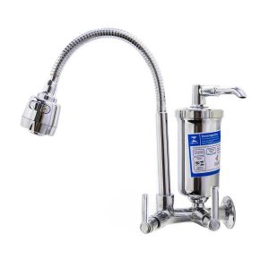 Torneira com Filtro Cozinha Parede Gourmet 1/4 de Volta
